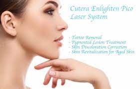 Cutera Enlighten Pico Laser System removes tattoos and addresses skin discoloration. 
